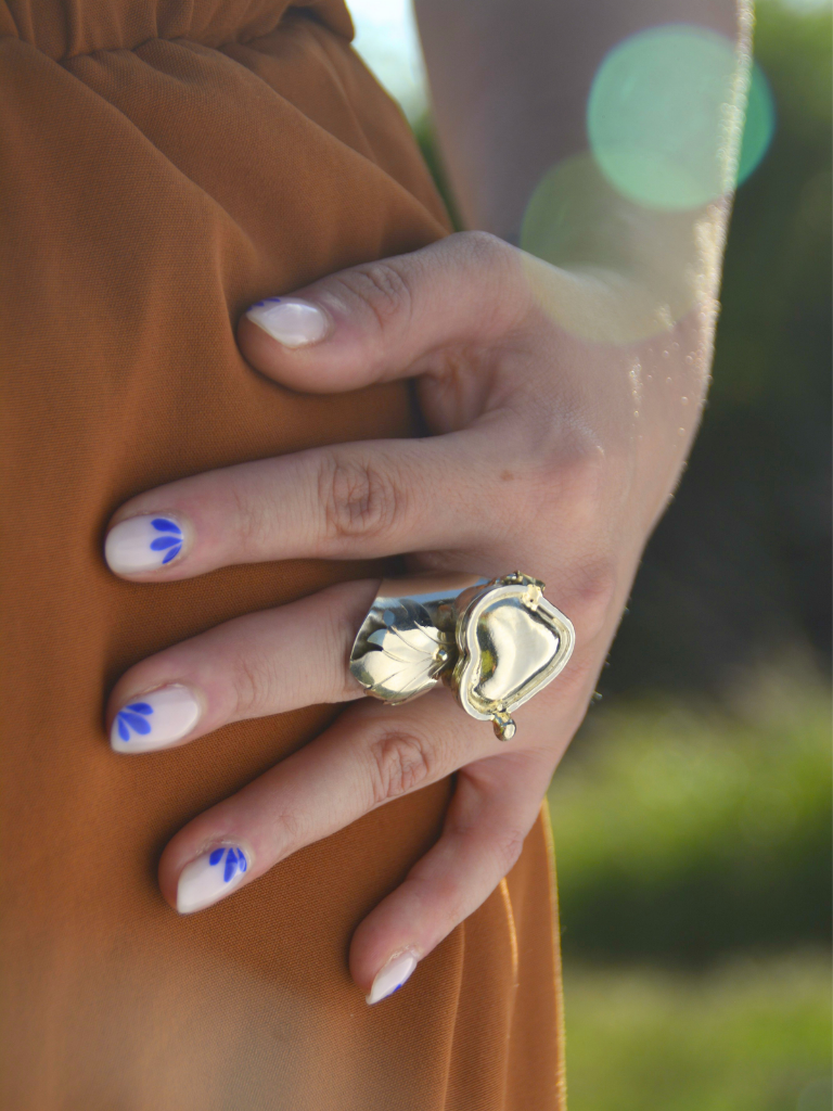 Sacred Heart Locket Ring