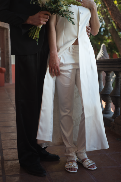 Slim Pants L&A White