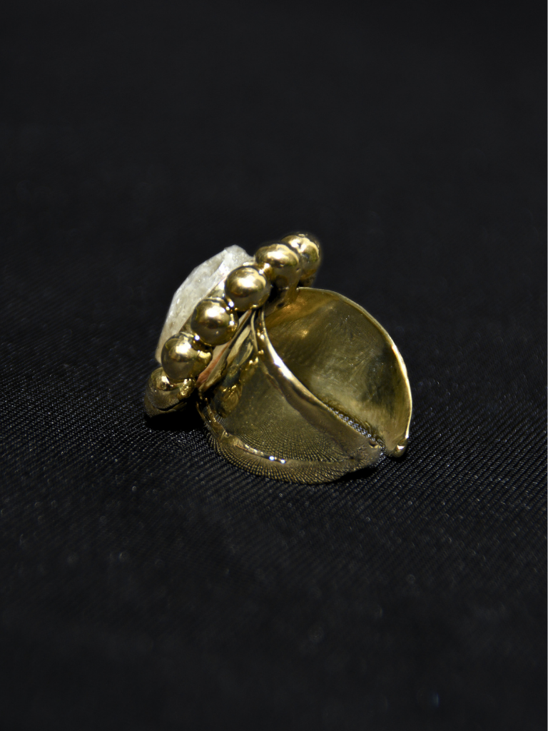 Faceted Citrine Ring