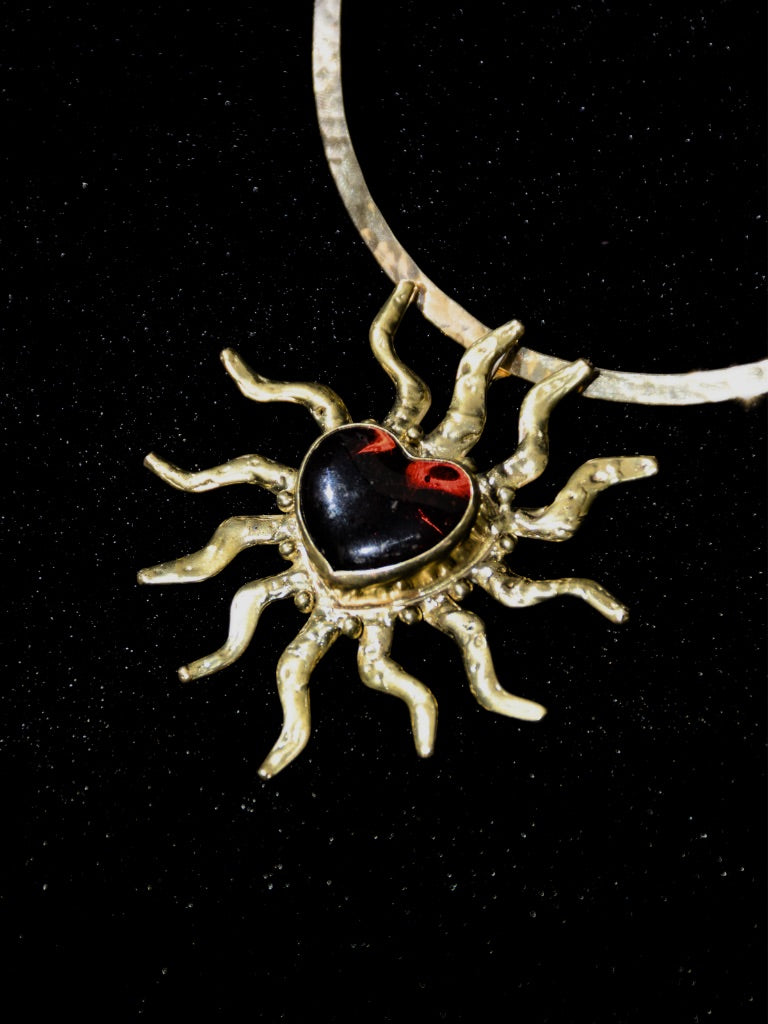 Heart Shine Heart Necklace