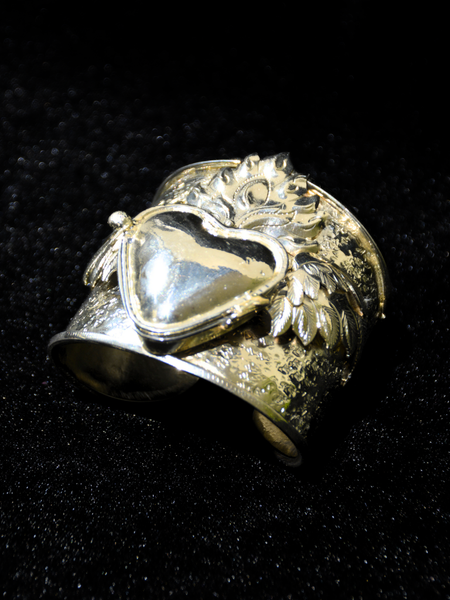 Sacred Heart bracelet Silver