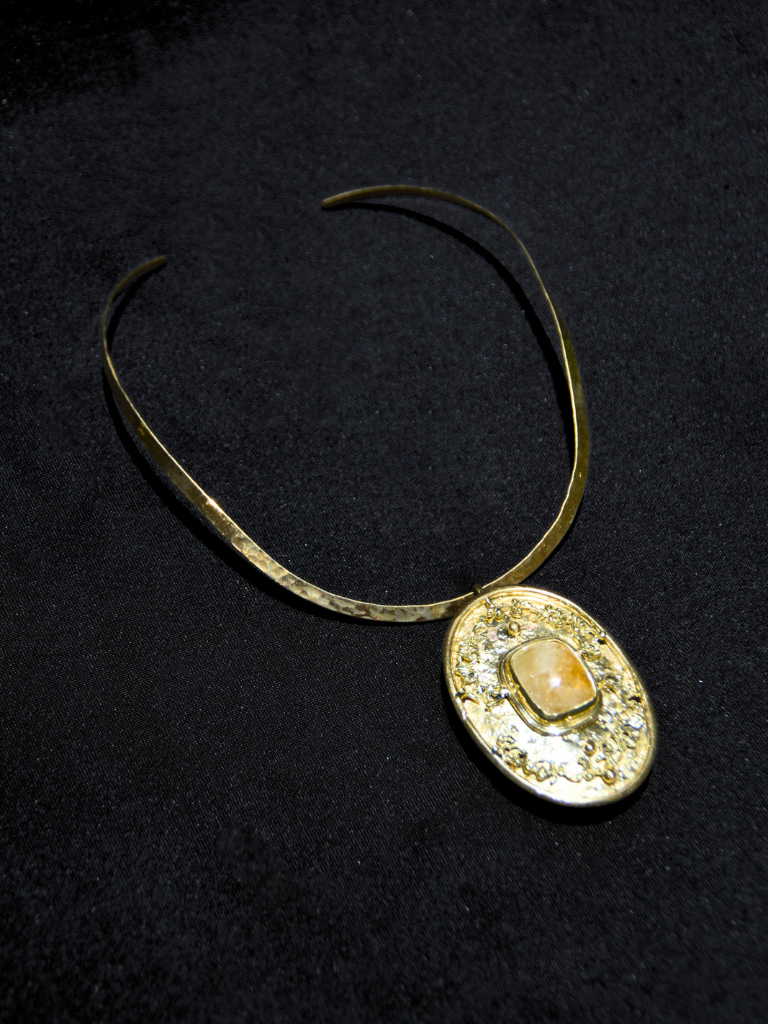 Citrine Medallion locket