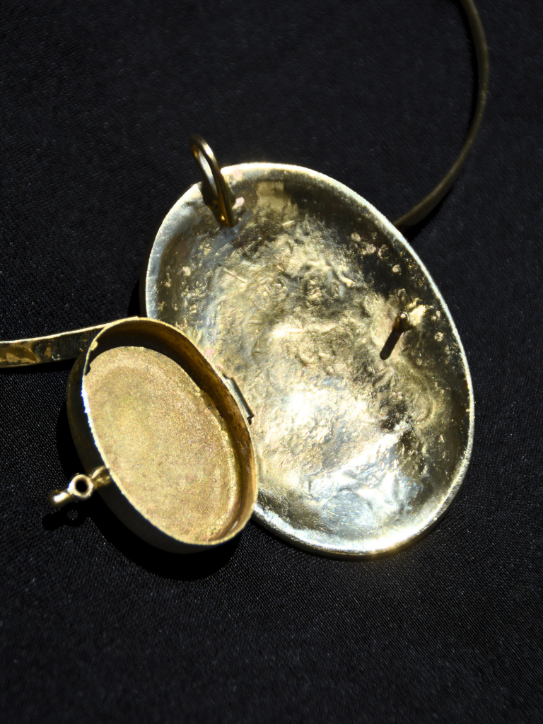 Citrine Medallion locket