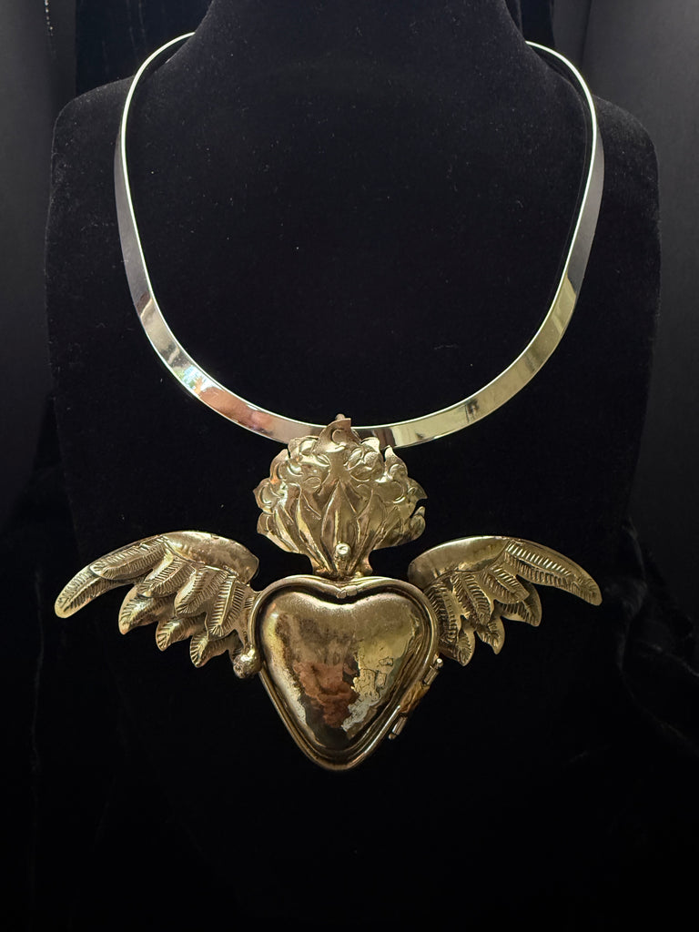 Angels Red Heart Necklace