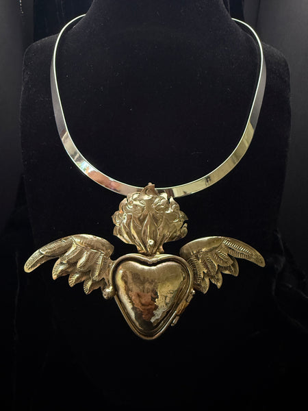 Angels Red Heart Necklace