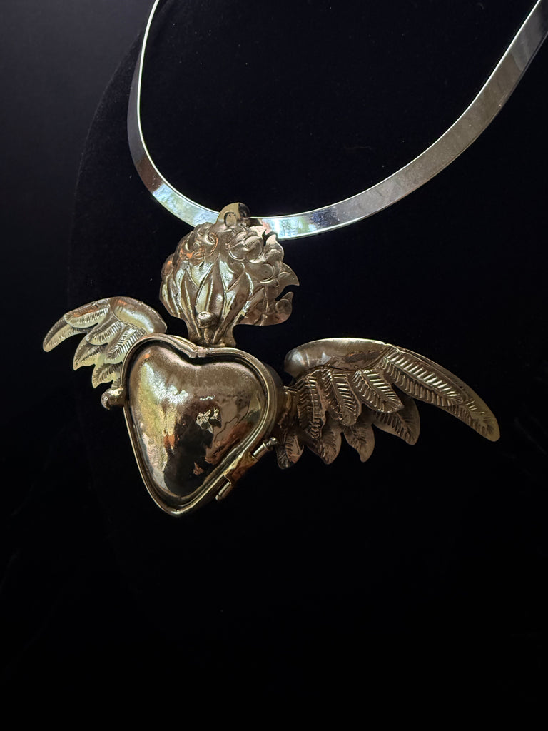 Angels Red Heart Necklace