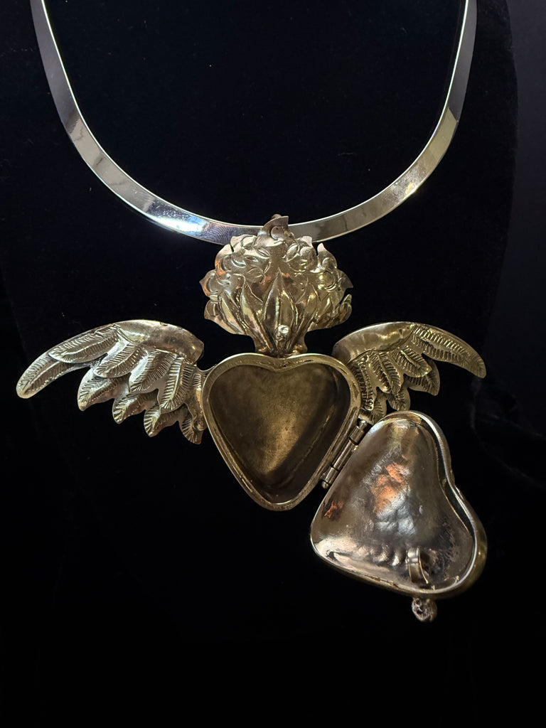 Angels Red Heart Necklace