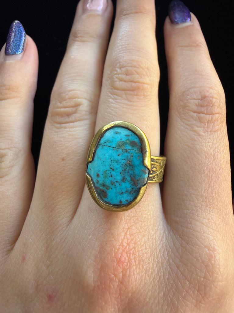Artisanal Turquoise Ring