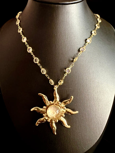 Citrine Sun Necklace