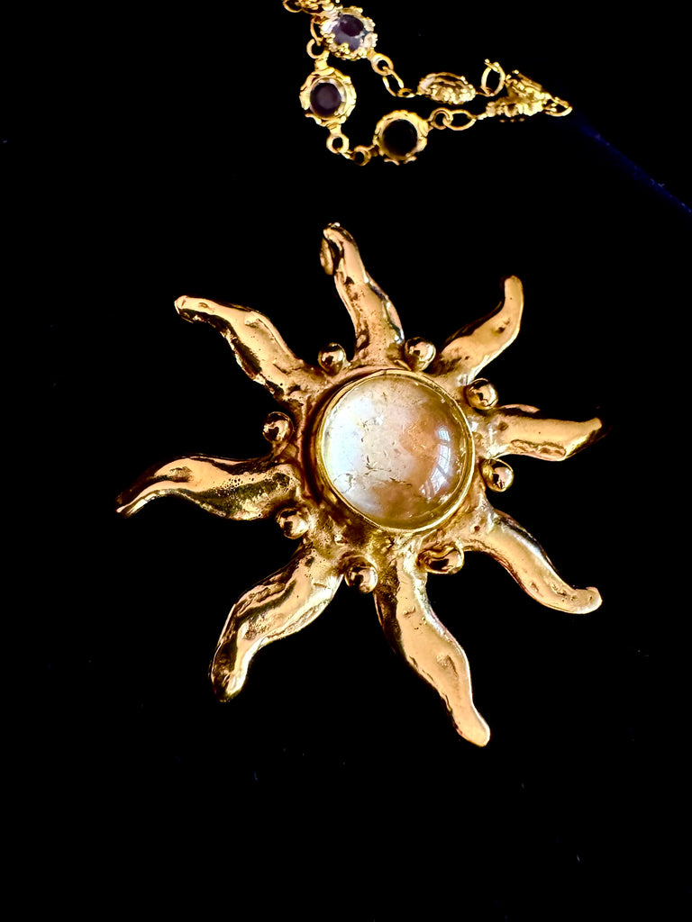 Citrine Sun Necklace