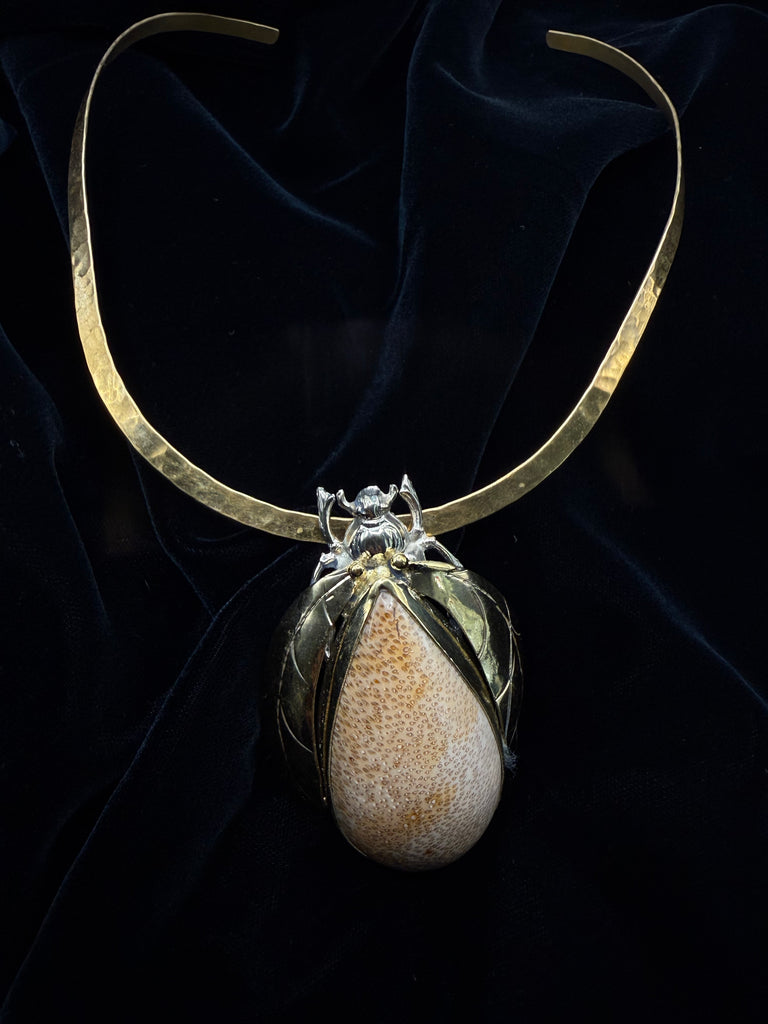 Scarab Beetle Necklace