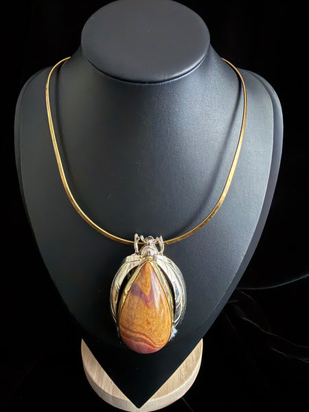 Scarab Beetle Necklace