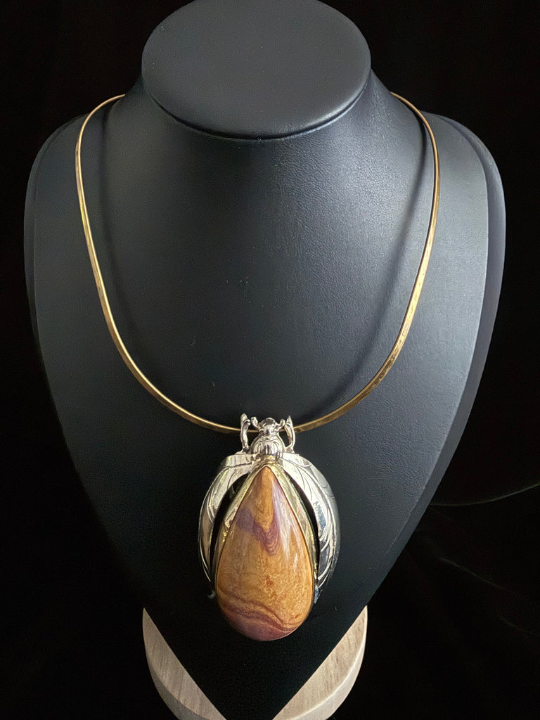 Scarab Beetle Necklace