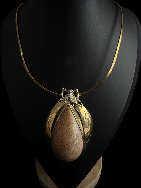 Scarab Beetle Necklace
