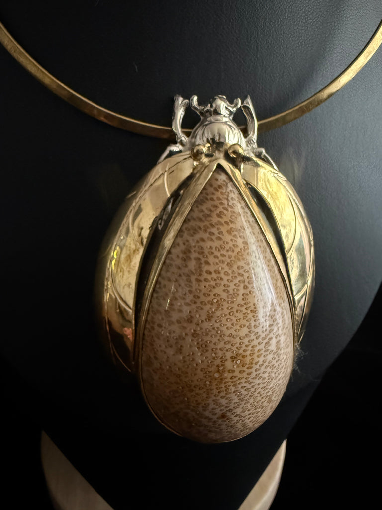 Scarab Beetle Necklace