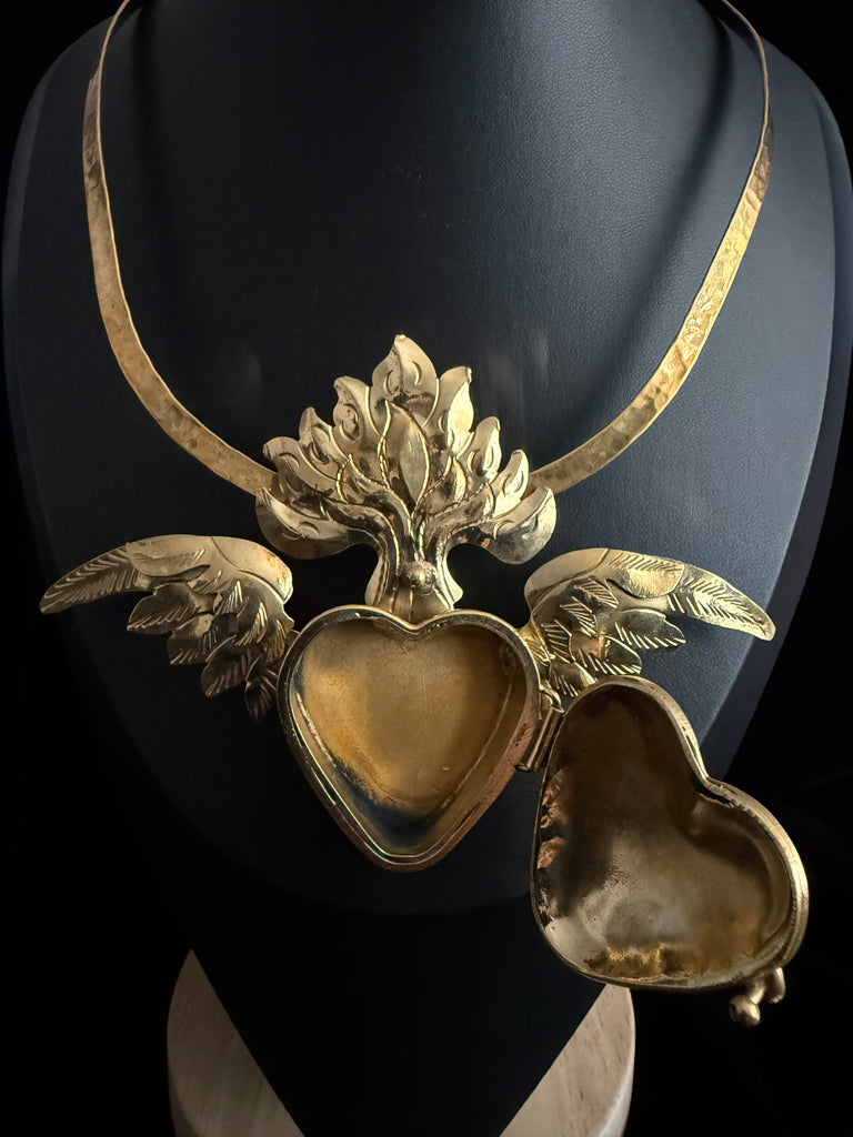 Freedom Heart Locket Necklace