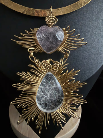 Angel Light quartz Necklace