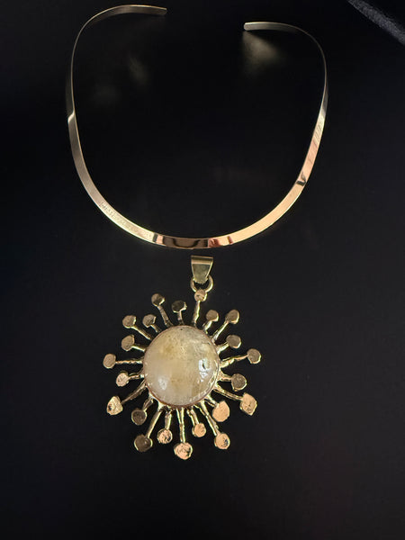 Citrine Sun Necklace