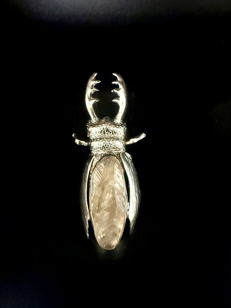 Citrine Stag Bettle Ring