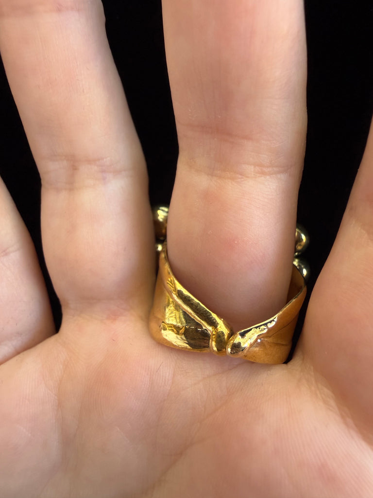 Pyrite Halos Heat Ring