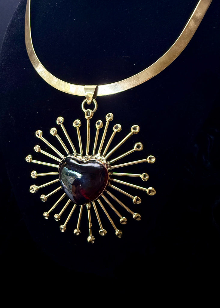 Red Heart God Necklace