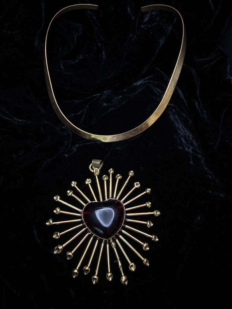 Red Heart God Necklace