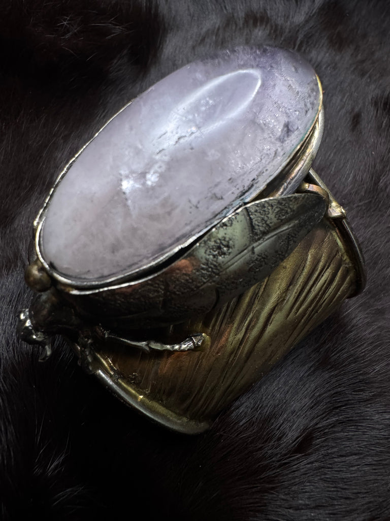 Scarab beetle Long Quartz Garden bracelet