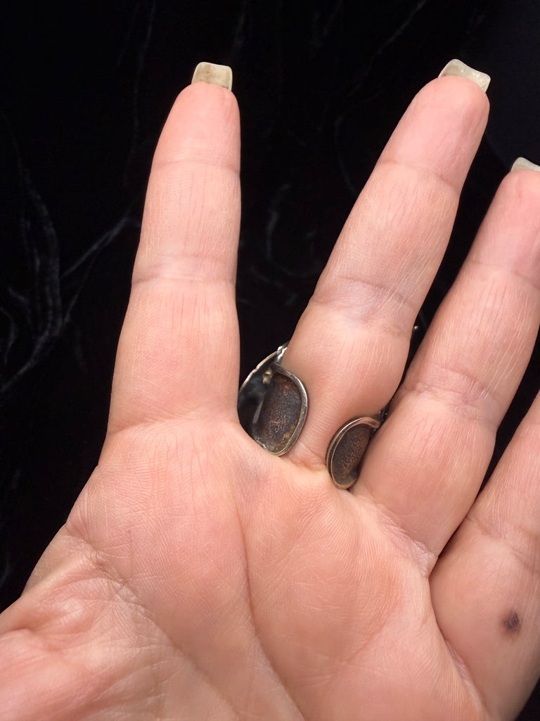 Scarab Beetle Moon Stone Ring