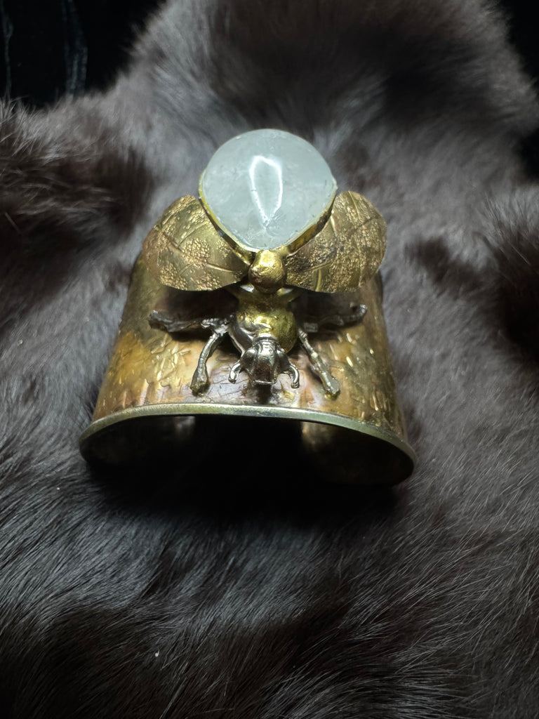 Scarab Beetle Small Quartz Garden Bracelet