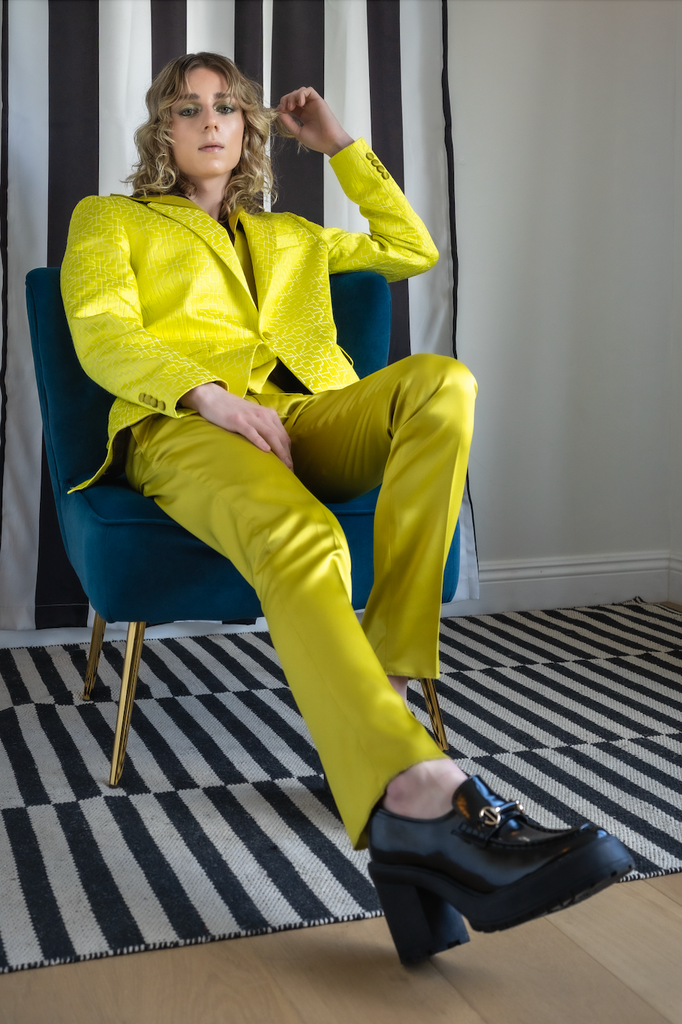 Osiris Geometric Yellow Suit