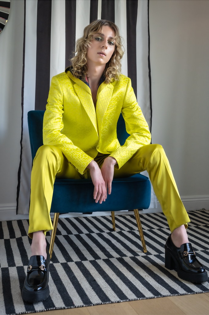 Osiris Geometric Yellow Suit