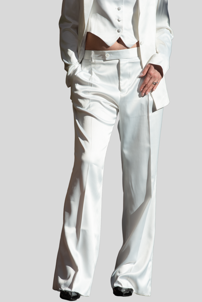 Wide Pants L&A White