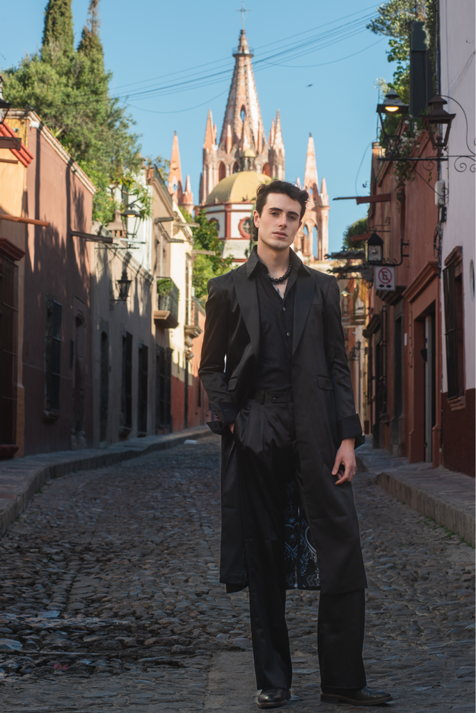 Celeste Long Jacket Black