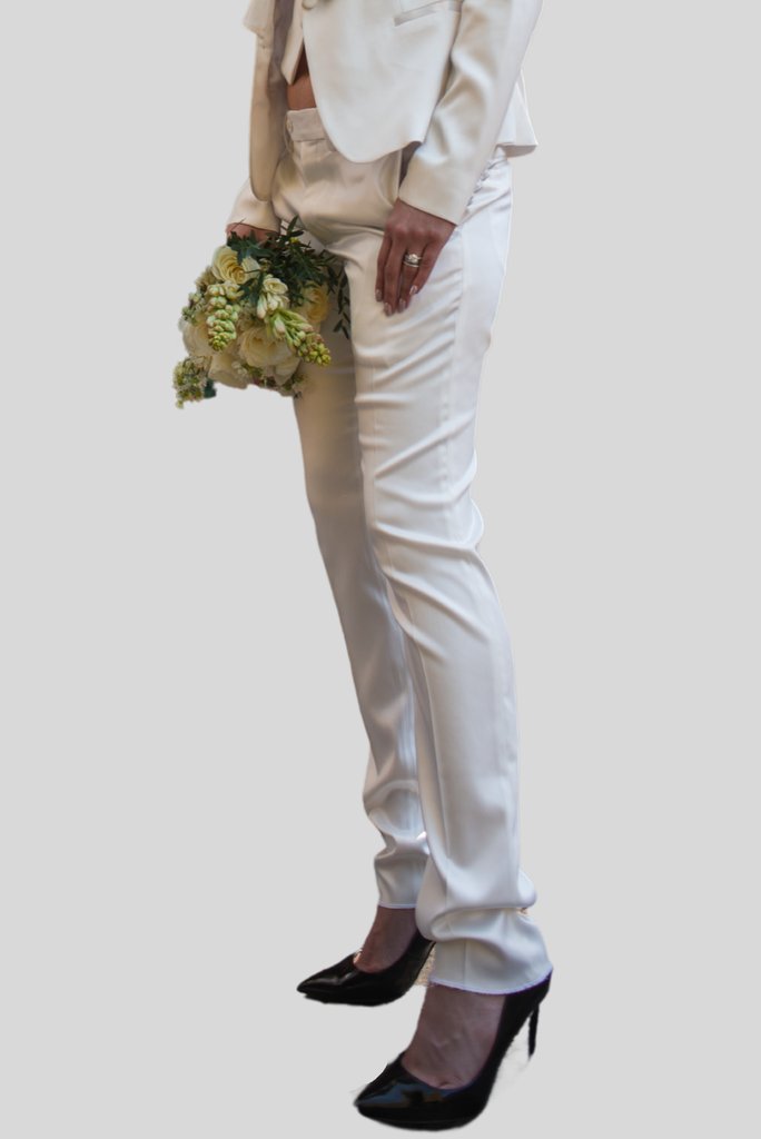 Slim Pants L&A White