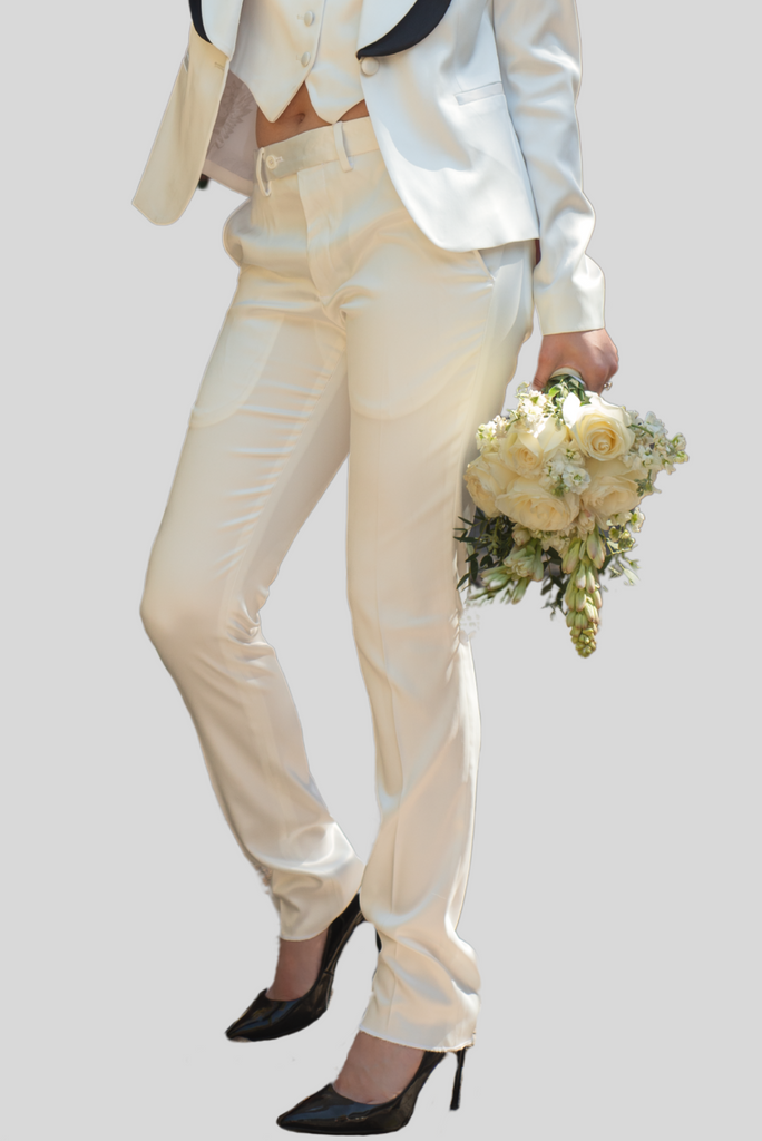 Slim Pants L&A White