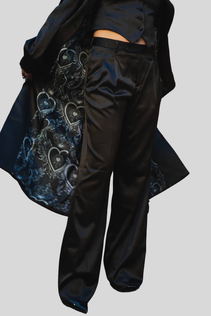 Celeste Long Jacket Black