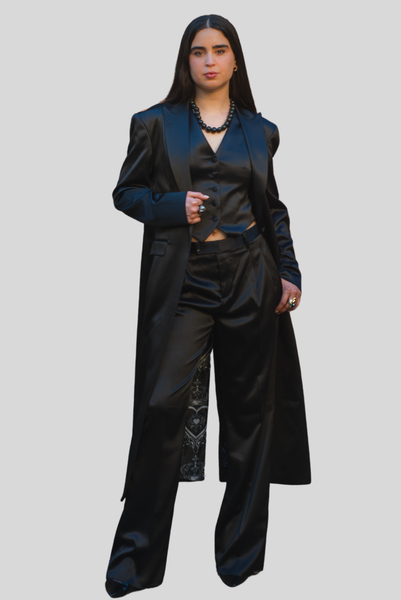 Celeste Long Jacket Black